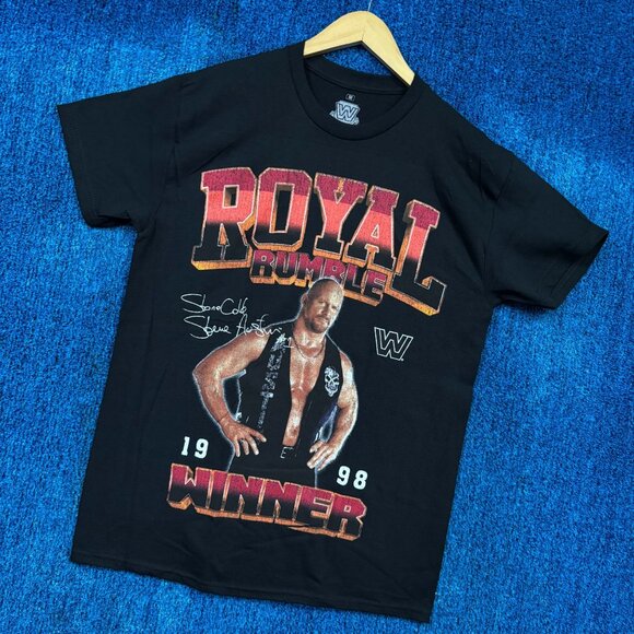 WWE Legends Stone Cold Steve Austin “Royal Rumble Winner 1998” Graphic T-Shirt S - Picture 3 of 5
